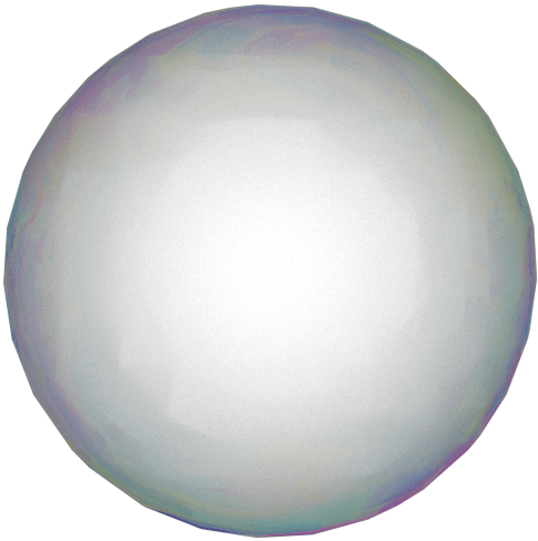 floating decorative bubble